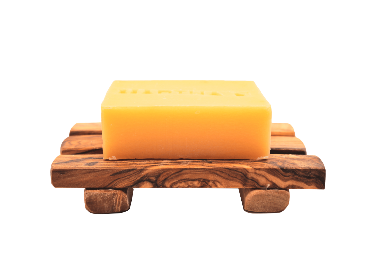 Seifenablage "Palette" aus Olivenholz