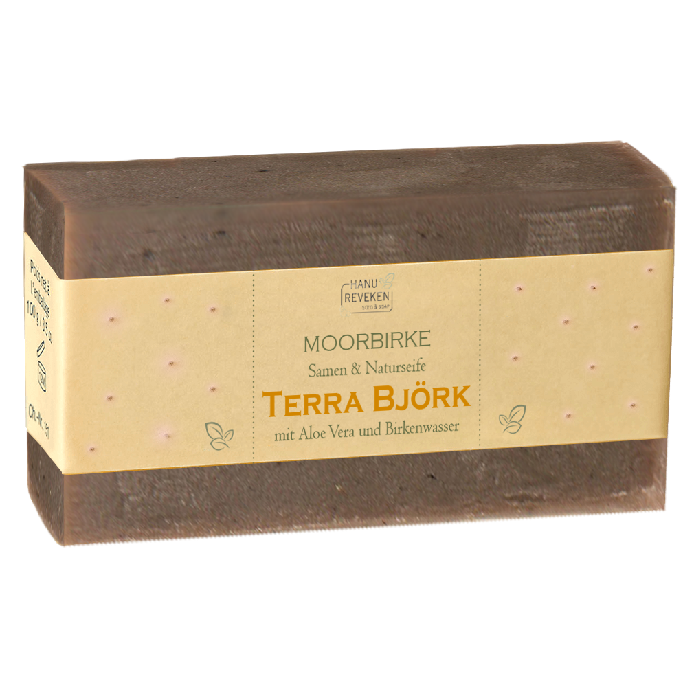 Terra Björk Naturseife 100g mit Saatbanderole