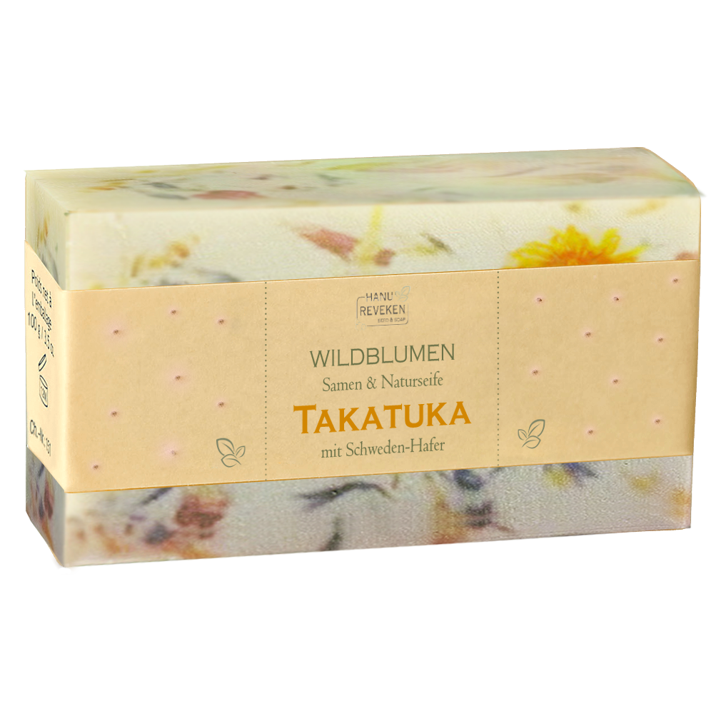 Takatuka Naturseife 100g mit Samenbanderole