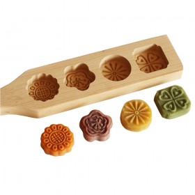 Holzseifenform Blumenmuster