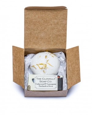 Mini Badebombe Geschenk-Set mit einer Auswahl an natürlichen veganen Badebomben 